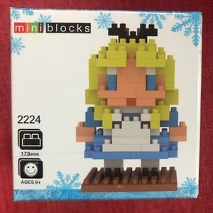 Alice in Wonderland mini blocks NIB vintage Wise Hawks rare collectible